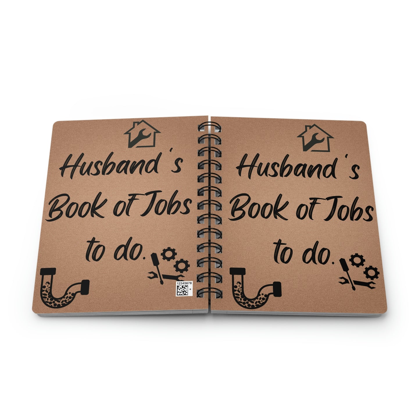 Spiral Bound Journal- Husband's jobs