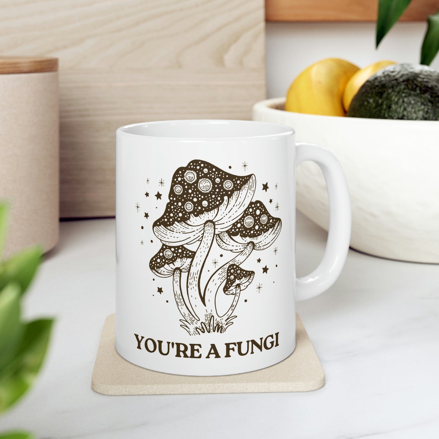 Ceramic Mug 11oz/ Fungi